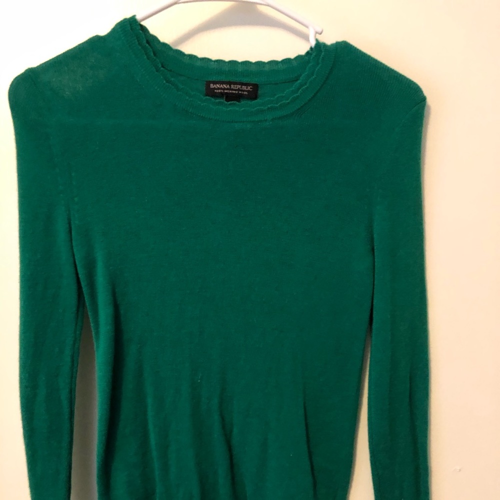 Banana Republic Green Sweater